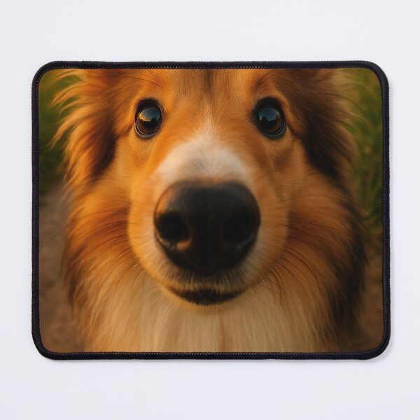 Item preview, Playful Sheltie Fisheye Funny Dog Portrait designed and sold by Flying Doggo.