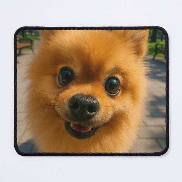 Item preview, Cute Pomeranian Fisheye Funny Dog Portrait designed and sold by Flying Doggo.