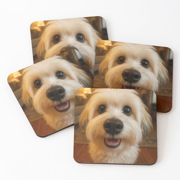 Item preview,  Cute Havanese Fisheye Funny Dog Portrait designed and sold by Flying Doggo.