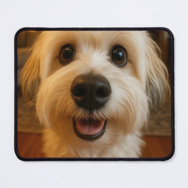 Item preview, Cute Havanese Fisheye Funny Dog Portrait designed and sold by Flying Doggo.