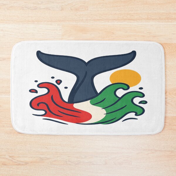 Item preview, Whale of Mexican Pride: Baja California Sur Flag Waves designed and sold by Globalcitytees.