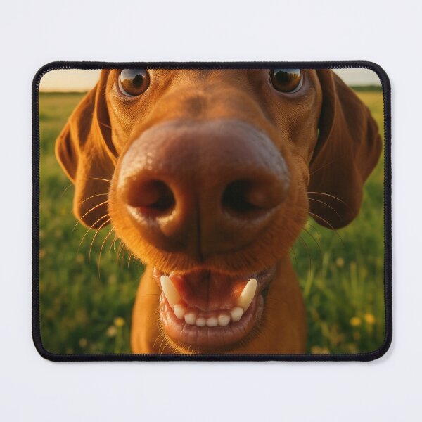 Item preview, Playful Vizsla Fisheye Funny Dog Portrait designed and sold by Flying Doggo.