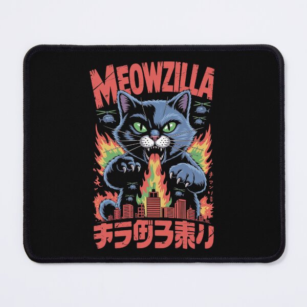 Item preview, Meowzilla Funny Cat Monster Parody designed and sold by BestDetailer.