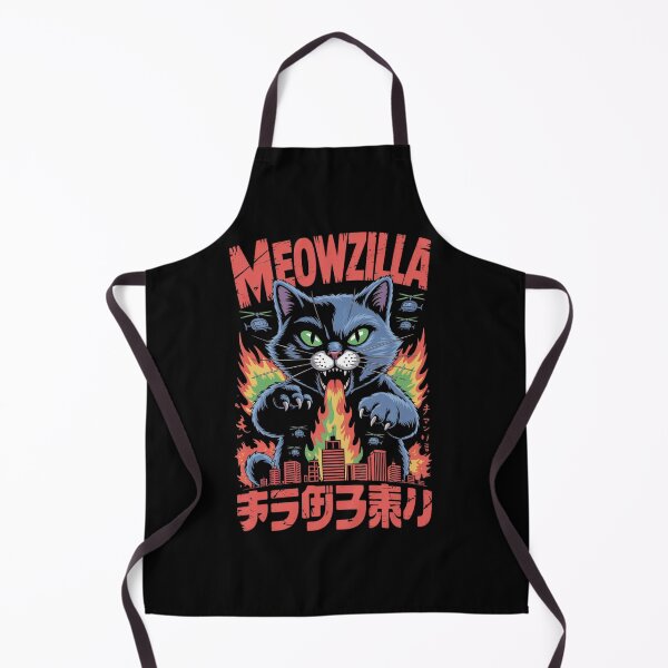 Item preview, Meowzilla Funny Cat Monster Parody designed and sold by BestDetailer.