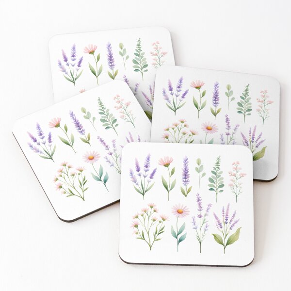 Item preview, Watercolor Wildflower Collection designed and sold by Ombrya.