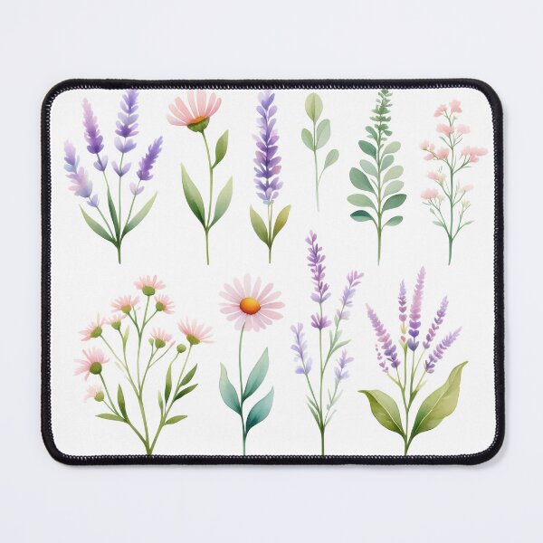 Item preview, Watercolor Wildflower Collection designed and sold by Ombrya.