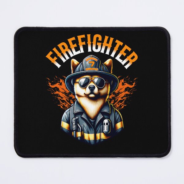 Item preview, Cool firefighter dog designed and sold by ReneMM.