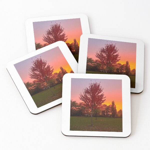 Item preview, Autumn Colours Amidst a Fiery Sunset. Queen’s Park, London designed and sold by The Running London Photographer.