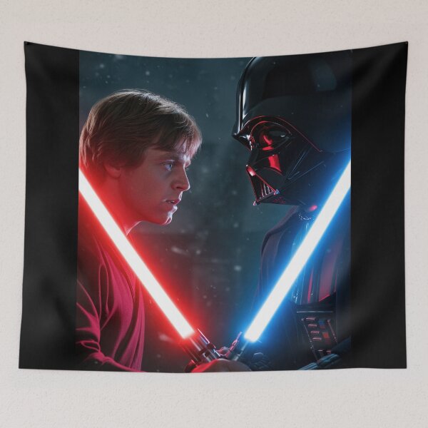 Item preview, Darth Vader vs Luke Skywalker - Father vs Son - Darkness vs Light designed and sold by HardDraw.
