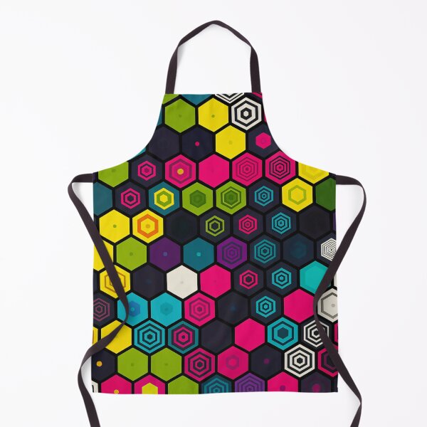 Item preview, Neon Hex Pattern designed and sold by Kaleidoscope Print.