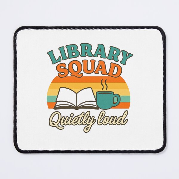 Item preview, Library Squad Quiet Rebels Reading Club Funny Book Lover designed and sold by BunBuntheDog-.
