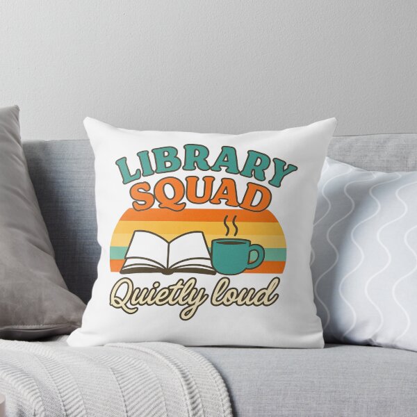 Item preview, Library Squad Quiet Rebels Reading Club Funny Book Lover designed and sold by BunBuntheDog-.