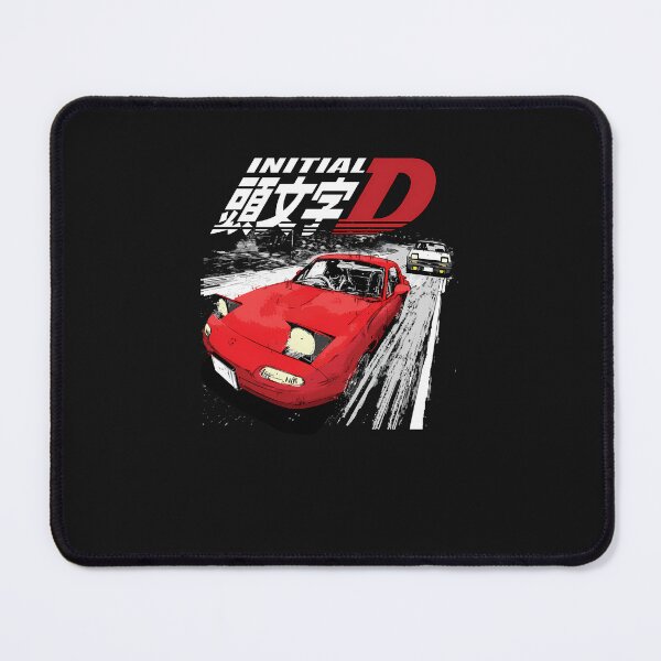 Item preview, Initial D - Mountain Drift Racing Tandem Takumi Fujiwara Ae86 Vs Toru Suetsugu'S Eunos Mx5 Miata Na Roadster designed and sold by ealandse.