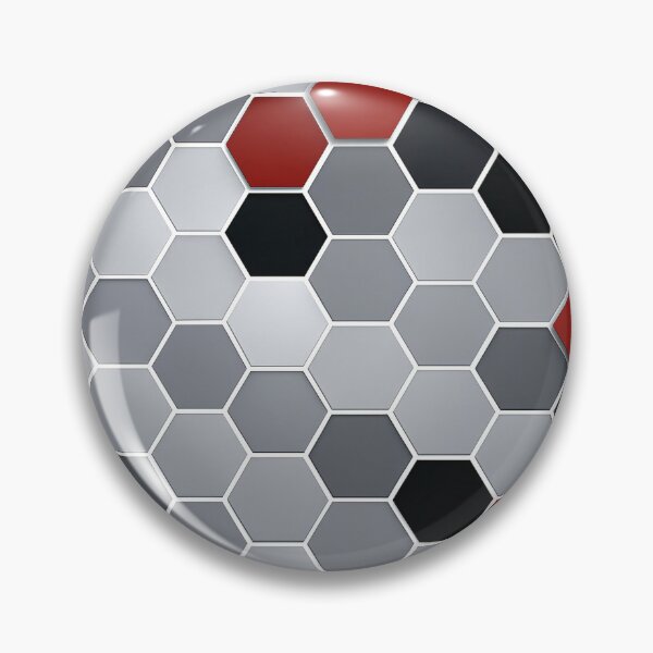 Item preview, Metallic Hex Remix designed and sold by Kaleidoscope Print.