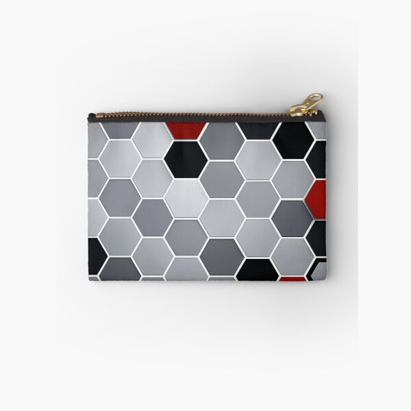 Item preview, Metallic Hex Remix designed and sold by Kaleidoscope Print.