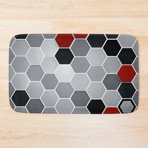 Item preview, Metallic Hex Remix designed and sold by Kaleidoscope Print.