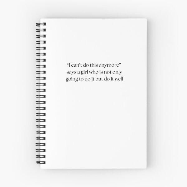 Item preview, “I can’t do this anymore”  says a girl who is not only going to do it but do it well designed and sold by GoldenGuidance.