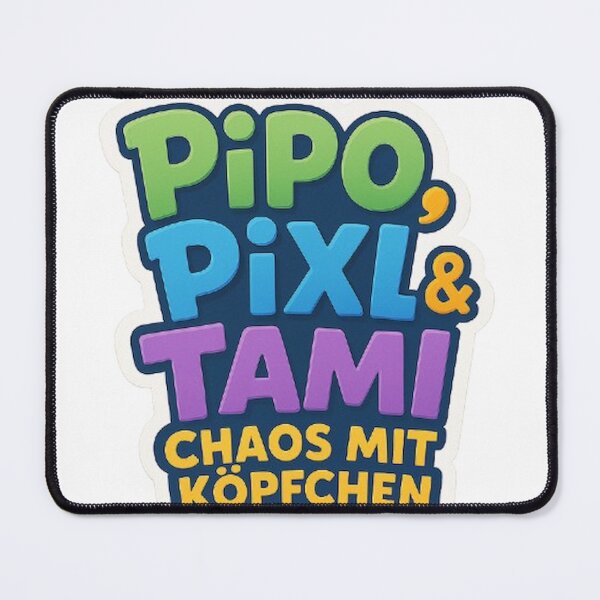 Item preview, Pipo, Pixl & Tami – official logo designed and sold by DaDansArt.