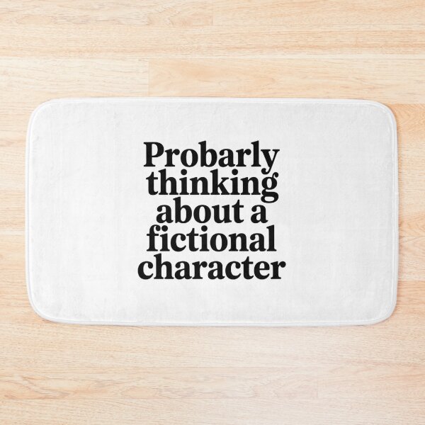 Item preview, Thinking About a Fictional Character Design designed and sold by ArtByYunus.