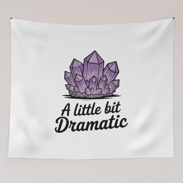 Item preview, A Little Bit Dramatic Amethyst Crystal Design designed and sold by ArtByYunus.