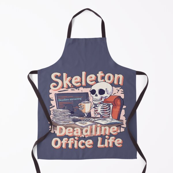 Item preview, Skeleton Office Life T-Shirt – Funny Halloween Work Humor Tee designed and sold by Mythic Tide.