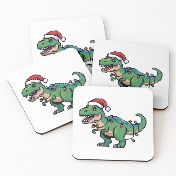 Item preview, T-Rex Ugly Christmas Sweater Pixel Art Design designed and sold by ArtByYunus.
