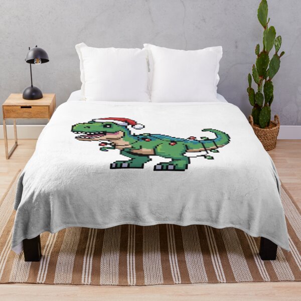 Item preview, T-Rex Ugly Christmas Sweater Pixel Art Design designed and sold by ArtByYunus.