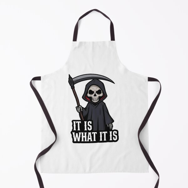 Item preview, Copy of It Is What It Is – Grim Reaper Cartoon designed and sold by Merch By Style.