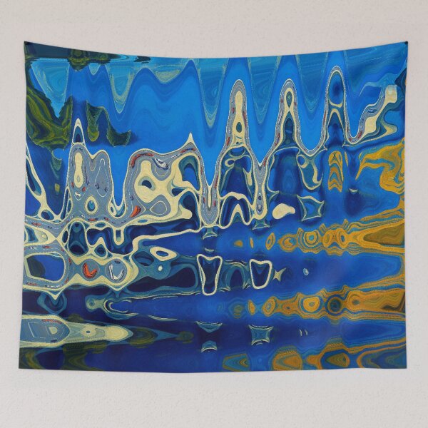 Item preview, Flood of colors on the distorted shore designed and sold by Sigtrix.