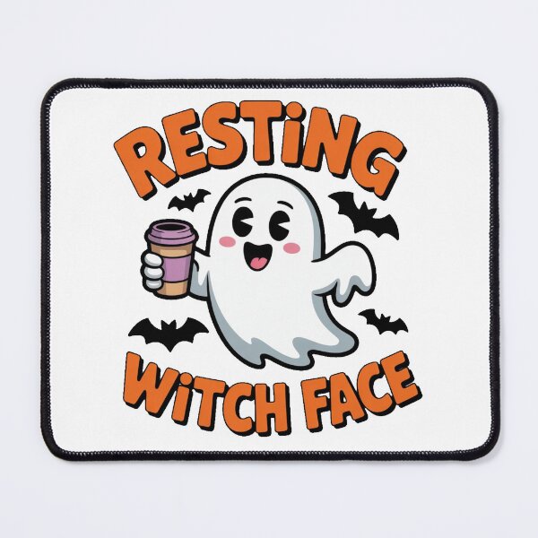 Item preview, Resting Witch Face Funny Halloween Cute Ghost designed and sold by AmabelleAtelier.