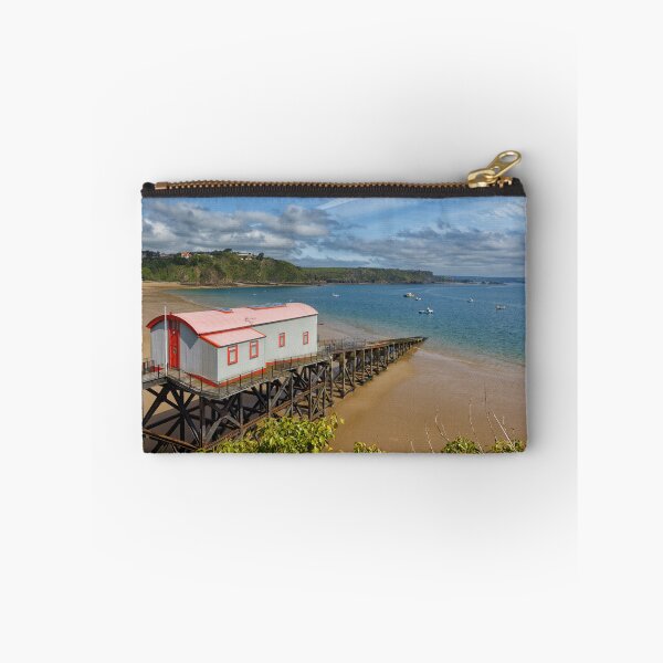 Item preview, The old lifeboat station on Tenby beach Pembrokeshire Wales designed and sold by John Gilham - Landscape Photography.