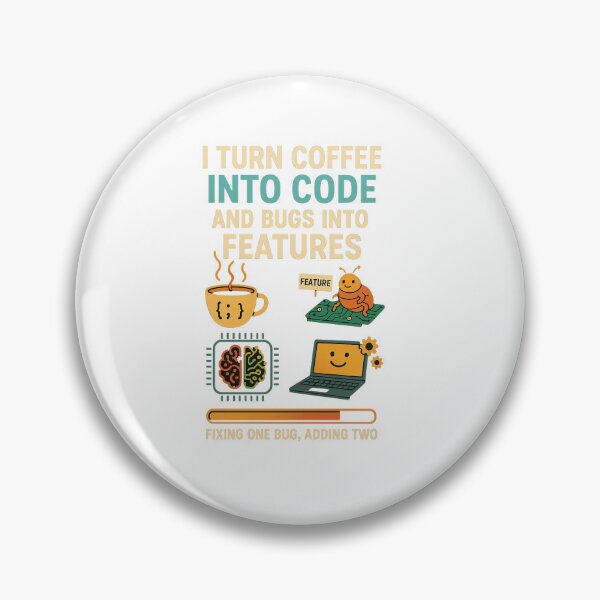 Item preview, Coffee, Code & Features – Funny Programmer Quote designed and sold by roaaroaa.