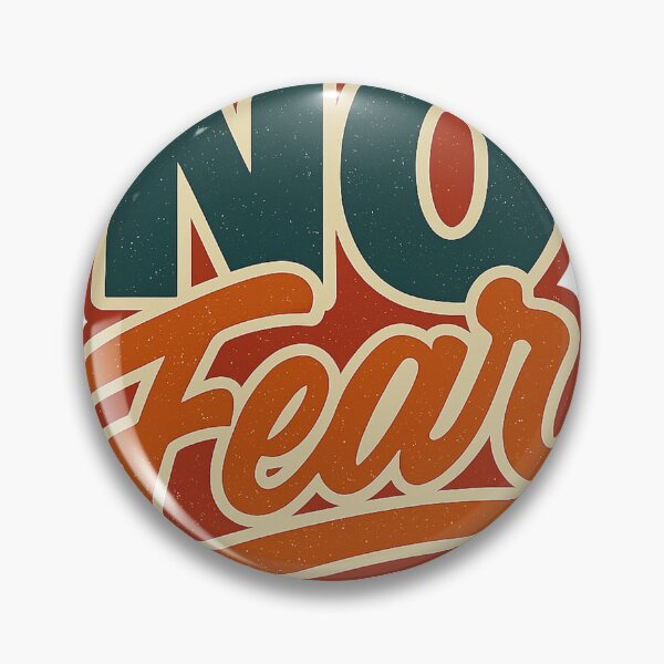 Item preview, NO FEAR Flowing Strength Typography designed and sold by PlanetBoi.