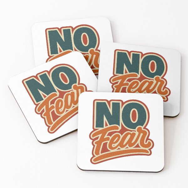 Item preview, NO FEAR Flowing Strength Typography designed and sold by PlanetBoi.
