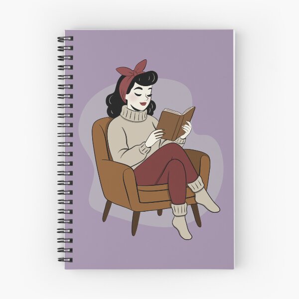 Item preview, Cozy Autumn Reading designed and sold by ellealsopaints.