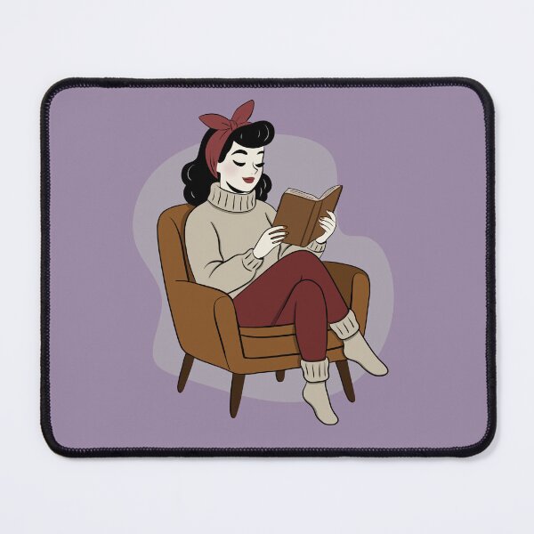 Item preview, Cozy Autumn Reading designed and sold by ellealsopaints.