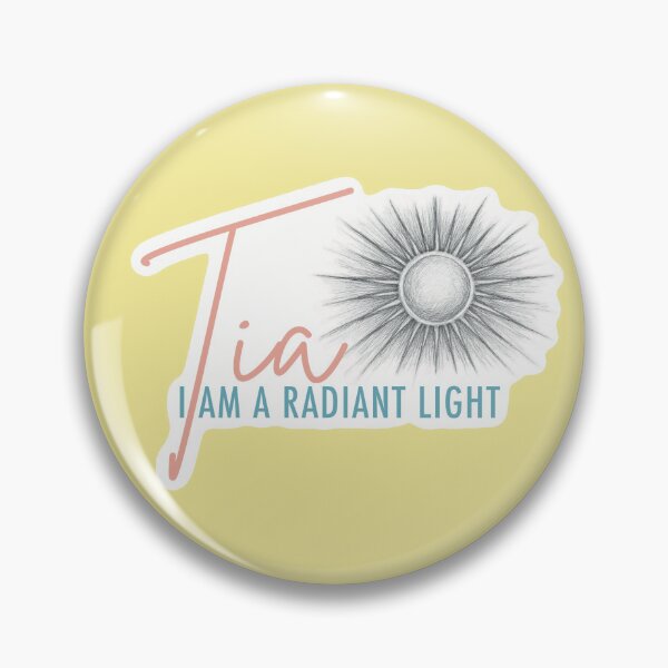 Item preview, Tia Name Art | Affirmation I Am a Radiant Light | Custom Name Sticker  designed and sold by Thestudiosessionau.