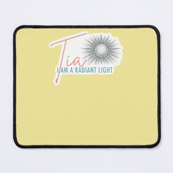 Item preview, Tia Name Art | Affirmation I Am a Radiant Light | Custom Name Sticker designed and sold by Thestudiosessionau.