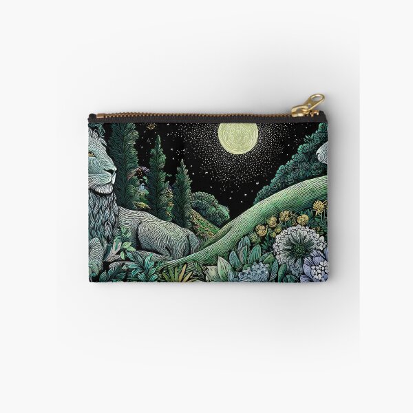 Item preview, Lion White Hare wood cut designed and sold by thewandswant.