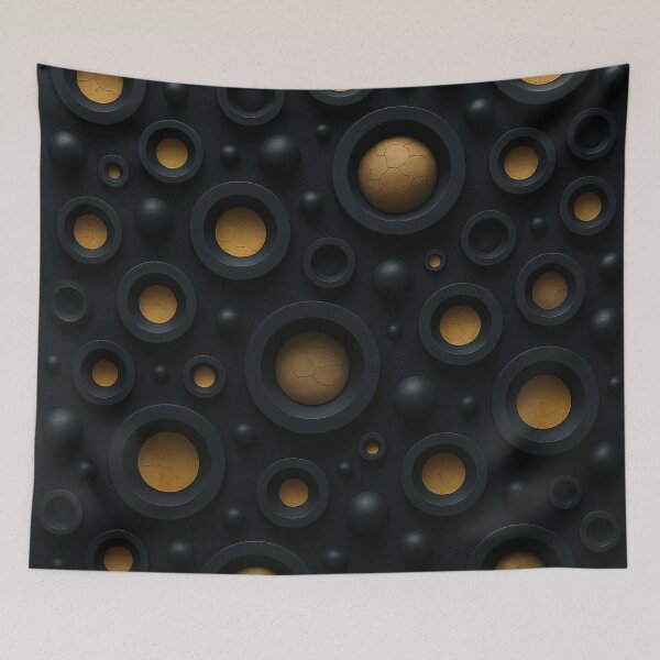 Item preview, Golden Orbs designed and sold by Kaleidoscope Print.