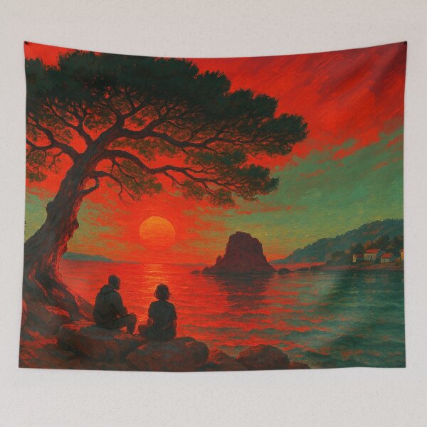 Item preview, Magical sunset by the sea designed and sold by Sigtrix.