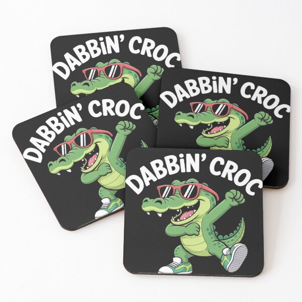 Item preview, Funny Dabbin’ Crock Cartoon Art designed and sold by BestDetailer.
