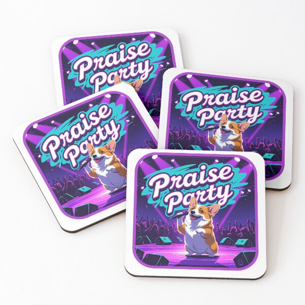 Item preview, Corgi Praise Party designed and sold by GiggleGooods.