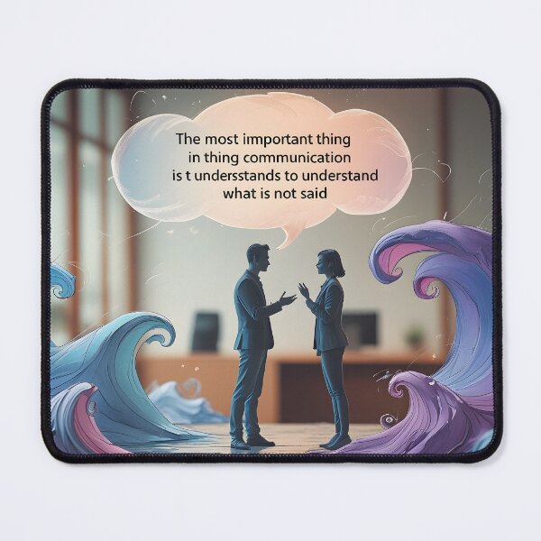 Item preview, Unspoken Communication - Inspirational Art designed and sold by SababaShop.