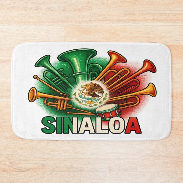 Item preview, Sinaloa Banda Beats: Mexican Flag Pride designed and sold by Globalcitytees.