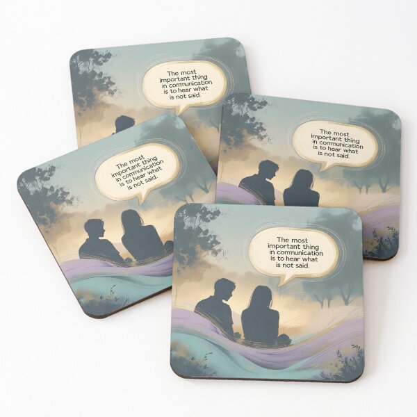 Item preview, Silent Listening - Inspirational Art designed and sold by SababaShop.