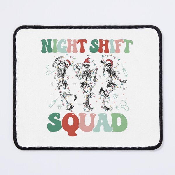 Item preview, Christmas Skeletons Night Shift Squad designed and sold by Axelhellquis.