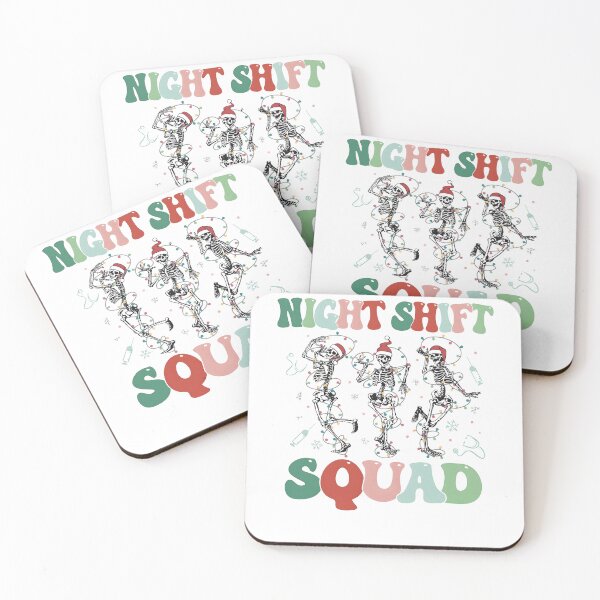 Item preview, Christmas Skeletons Night Shift Squad designed and sold by Axelhellquis.