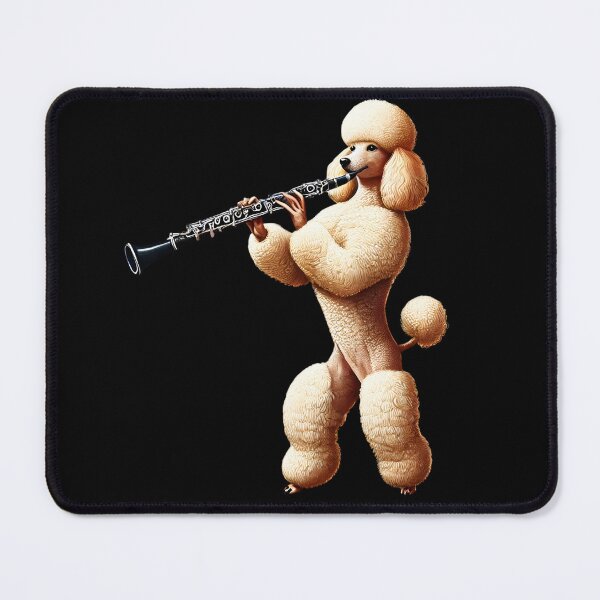 Item preview, Poodle Playing Oboe Player Dog Lover designed and sold by Kimberley King Art  King Art.