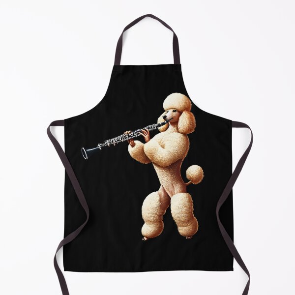 Item preview, Poodle Playing Oboe Player Dog Lover designed and sold by Kimberley King Art King Art.
